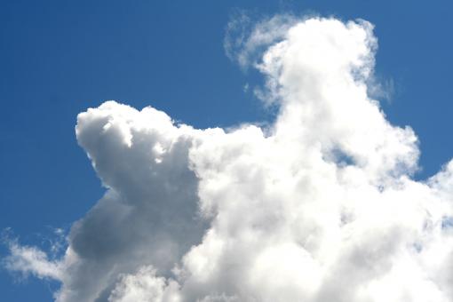 White clouds - Free Stock Photo