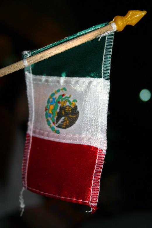 Free stock image of Mexican flag created by damien van holten