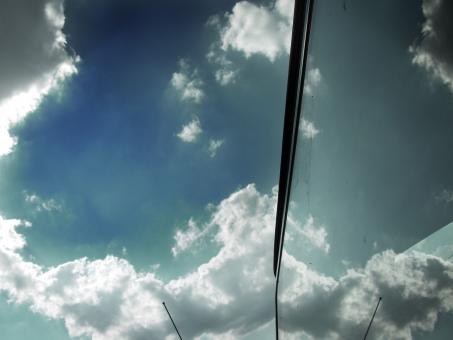Cloudy reflection