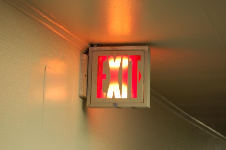 Free stock image of Exit sign created by Mark Manalaysay