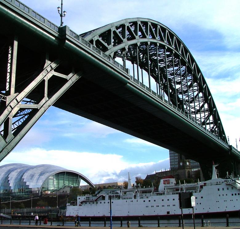 Free stock image of Newcastle Tyne Bridge created by Frank Martin