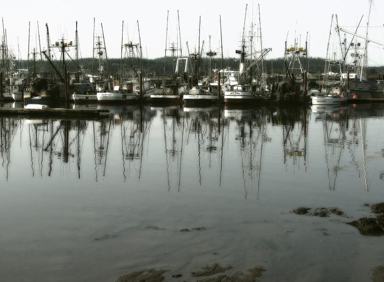 Free stock image of yaquina bay boats created by Derek Helt