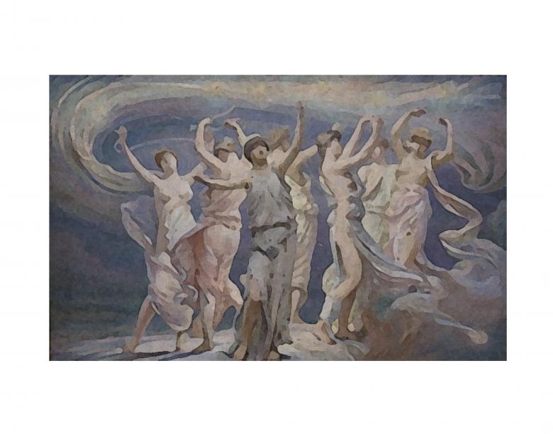 Free stock image of Angels painting created by Tim Girard