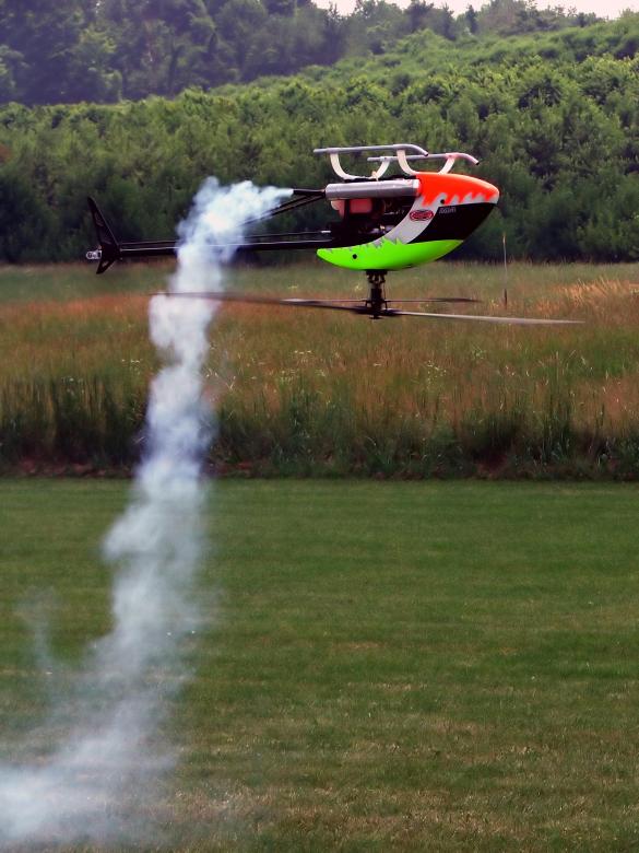 Free stock image of rc helicopter in flight created by Heather Elaine Kitchen