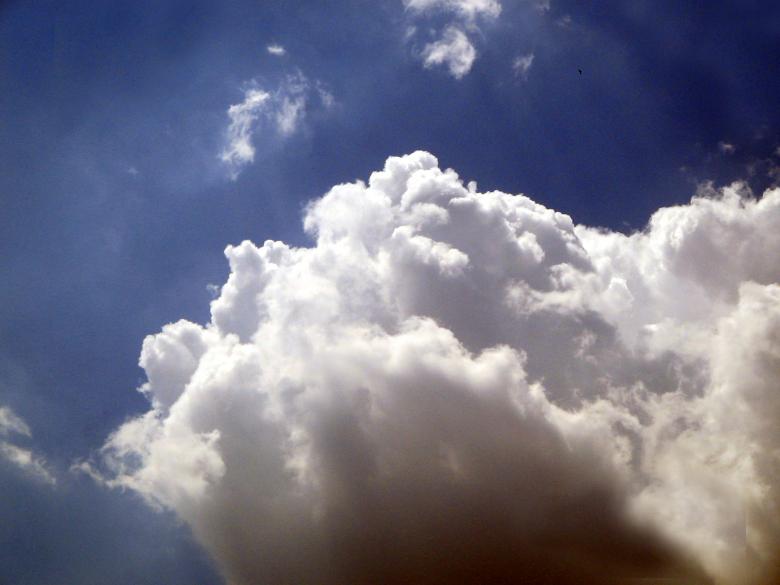 Free stock image of Puffy clouds created by rayudu