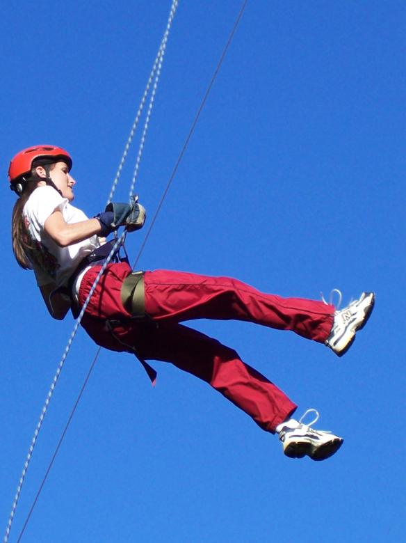Free stock image of Girl repelling created by Glenn Gallimore