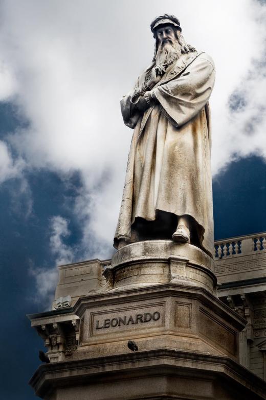 Free stock image of Leonardo statue created by SimpleLine