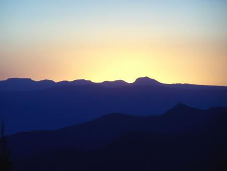 Sunset in the rockys - Free Stock Photo