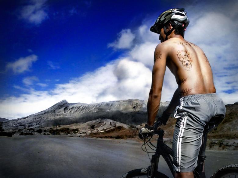 Free stock image of Mountain biker created by SimpleLine