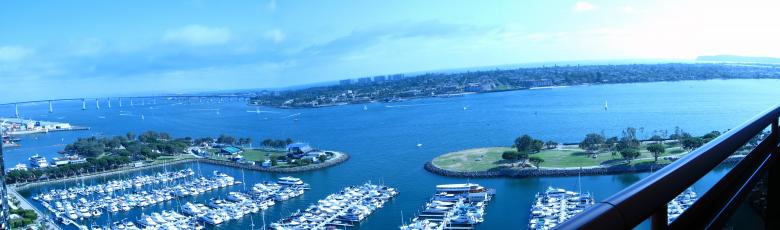 Free stock image of Coronado panoramic created by Luciano M. Rodriguez