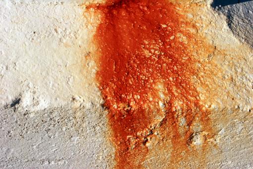 Free Stock Photo of Rust on concrete