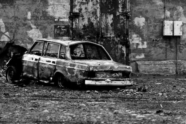 Free stock image of Wrecked car created by Bjorgvin
