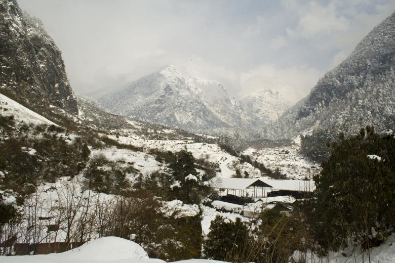 Free stock image of Alpine view created by sourav chatterjee
