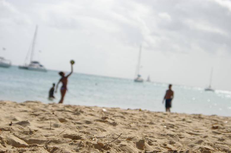 Free stock image of Volleyball at the beach - Blur Background created by frhuynh