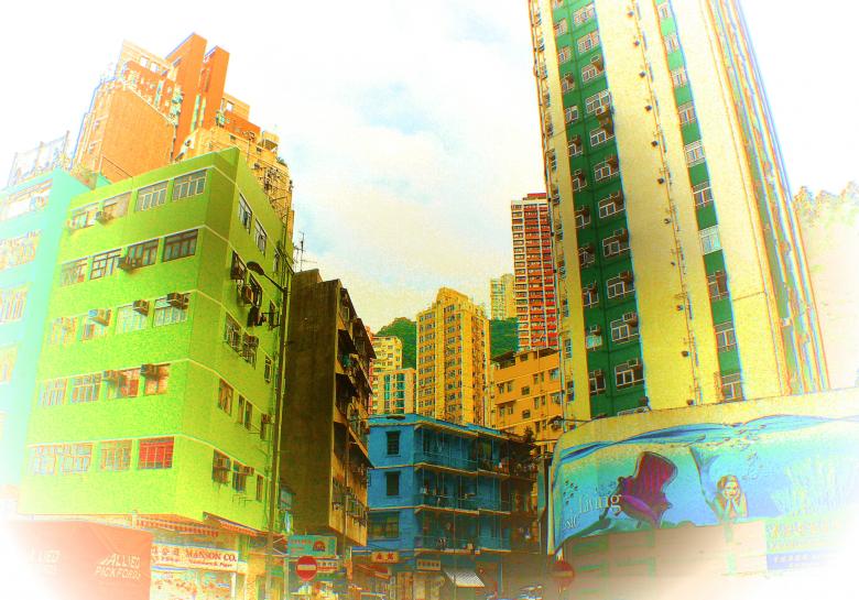 Free stock image of Retro city created by michael w. giddens
