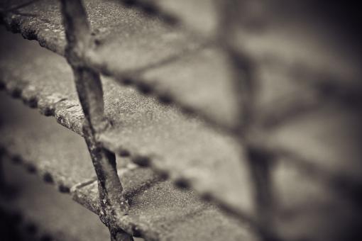 Free Stock Photo of Metal grid texture