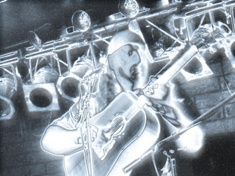 Free stock image of Ghostly guitarist created by thejazzcat