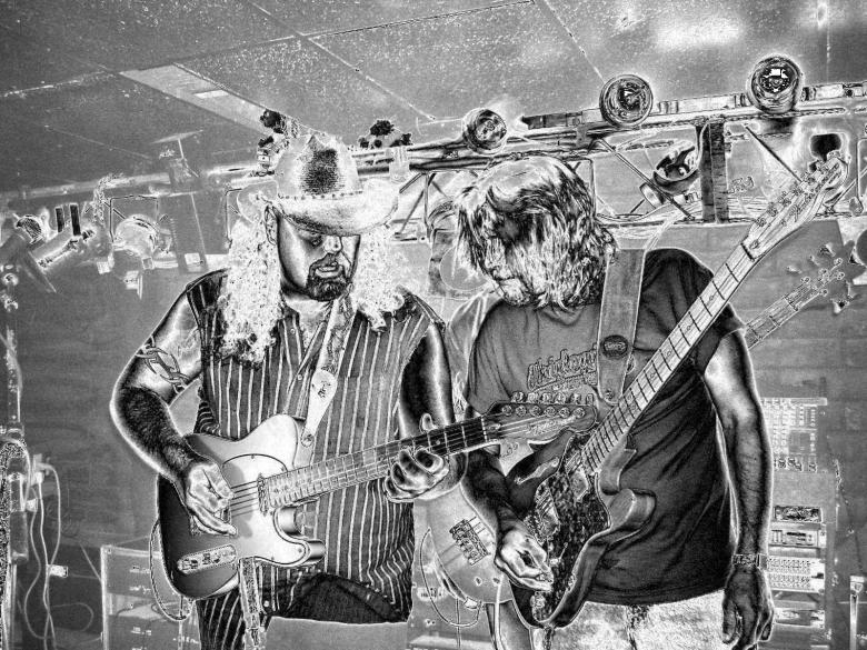 Free stock image of Dueling guitars, concept created by thejazzcat