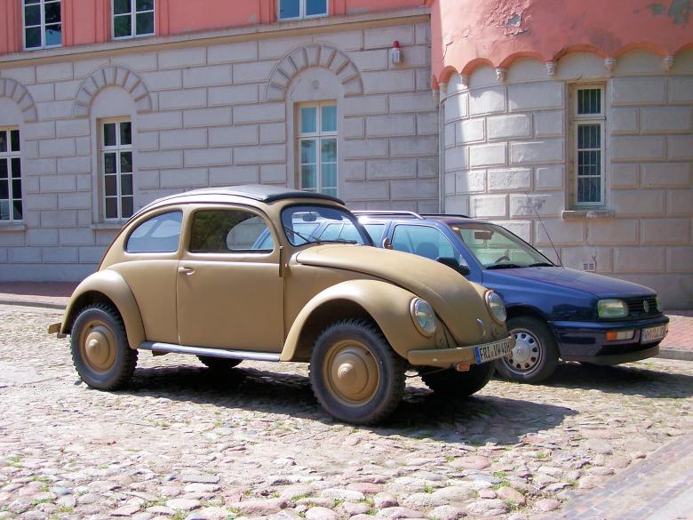 Free stock image of Old Volkswagen Beetle from World War 2 created by Marc
