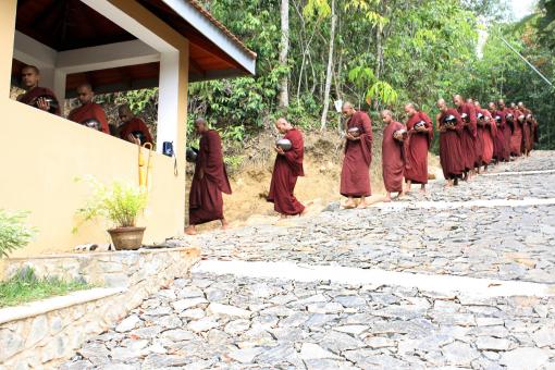 Sri lanka Monks - Free Stock Photo