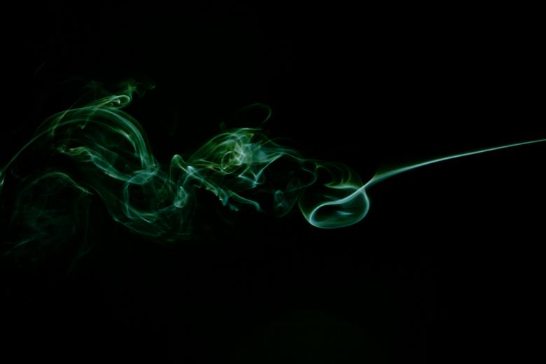 Free stock image of Abstract Green Smoke Swirls created by Bjorgvin