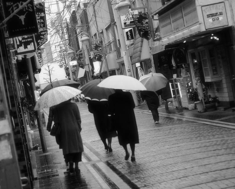 Free stock image of Walking in the rain created by michael w. giddens