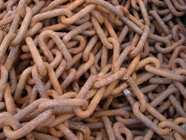 Free stock image of Rusty Chain created by freeimageslive