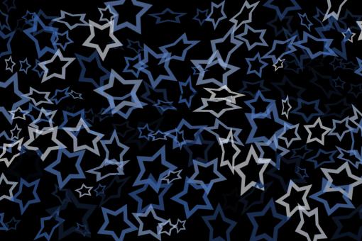 Star bakdrop - blue overlapping stars - Free Stock Photo