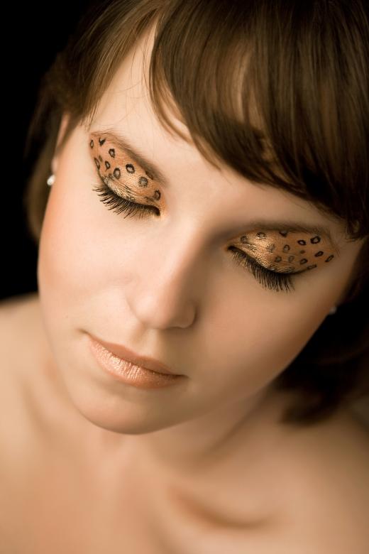 Free stock image of Golden make-up created by shvydkova