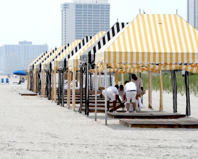 Free stock image of Gazebos At The Beach created by GusRomanPhotography