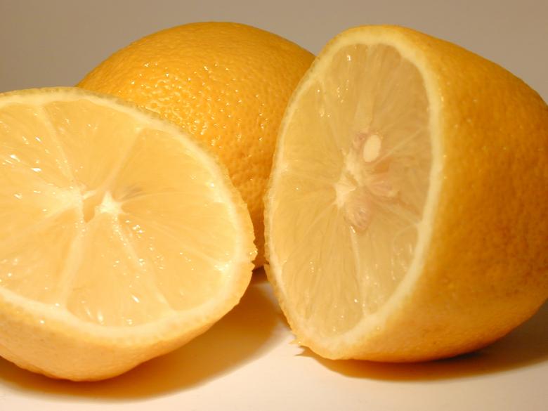 Free stock image of Sliced lemons created by freeimageslive