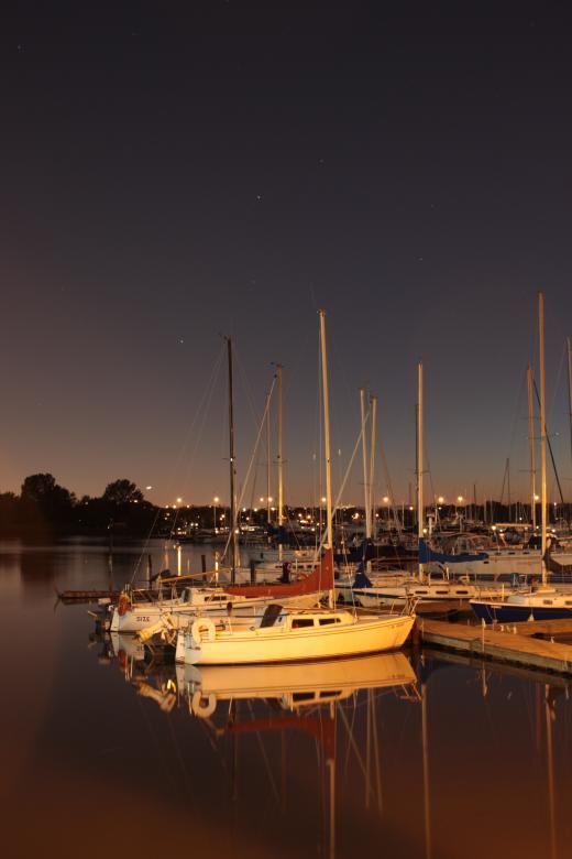 Free stock image of Frenchmans Bay at night created by Tony Ryta