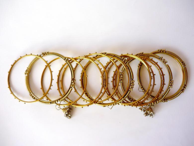 Free stock image of Gold Bangles created by Bilal Aslam