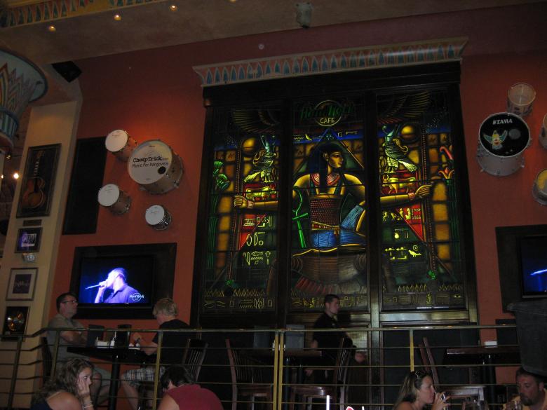 Free stock image of Hardrock cafe window created by John Boker