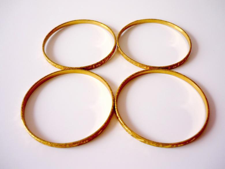Free stock image of Gold Bangles created by Bilal Aslam
