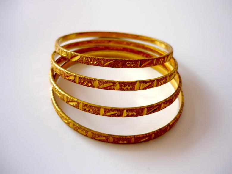 Free stock image of Gold Bangles created by Bilal Aslam