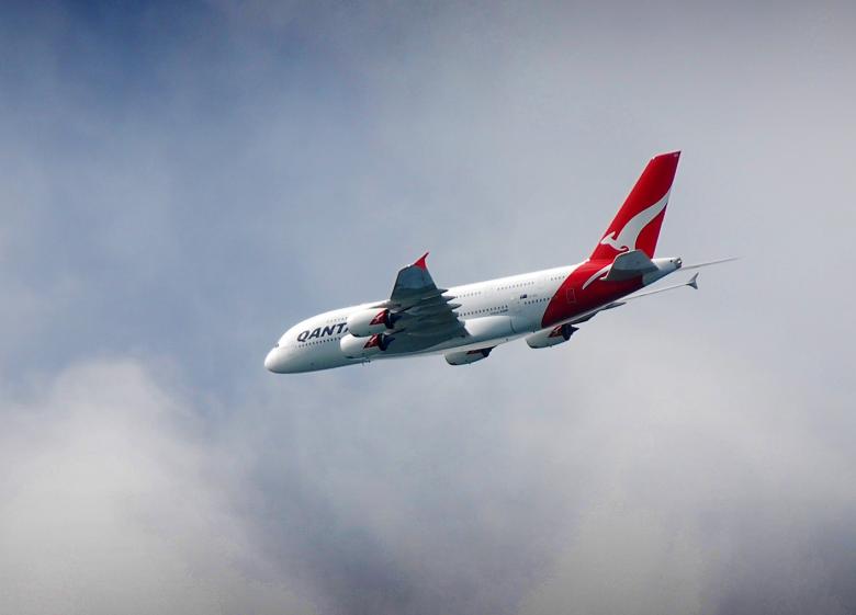 Free stock image of Qantas Airbus A380 created by Muzz