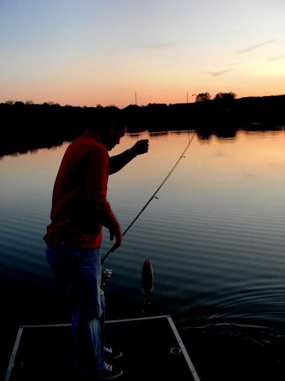 Free stock image of Fishing at Dusk created by Brian