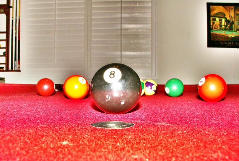 Free stock image of 8 ball created by Doug Powell