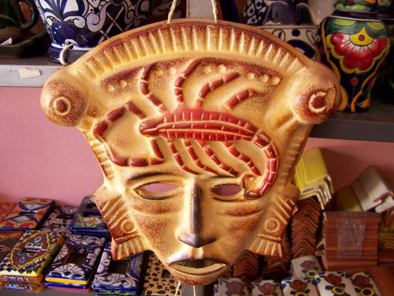 Free stock image of Mexican craft mask created by homero chapa