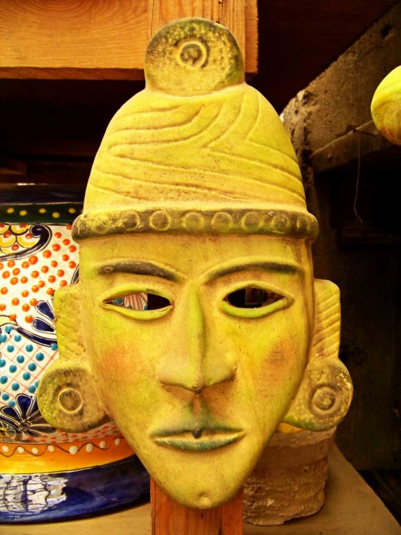 Free stock image of Mexican tribal mask created by homero chapa