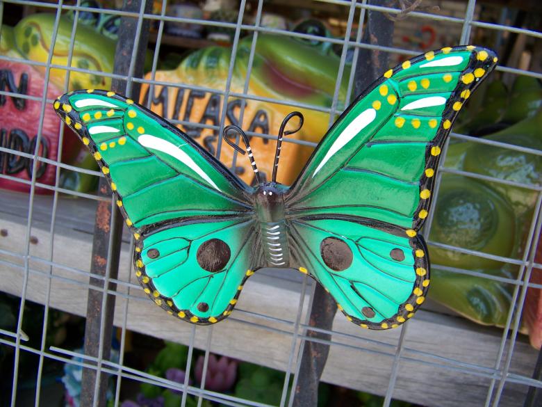 Free stock image of Mexican craft butterfly created by homero chapa