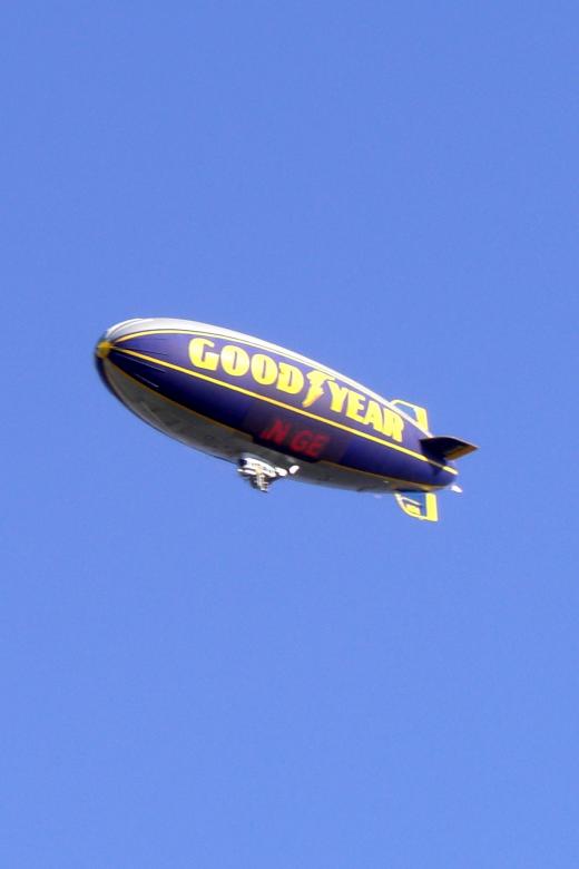 Free stock image of Good Year Blimp created by Brian