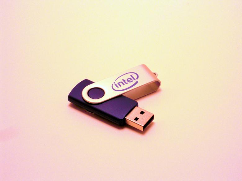 Free stock image of Intel USB Drive created by Brian