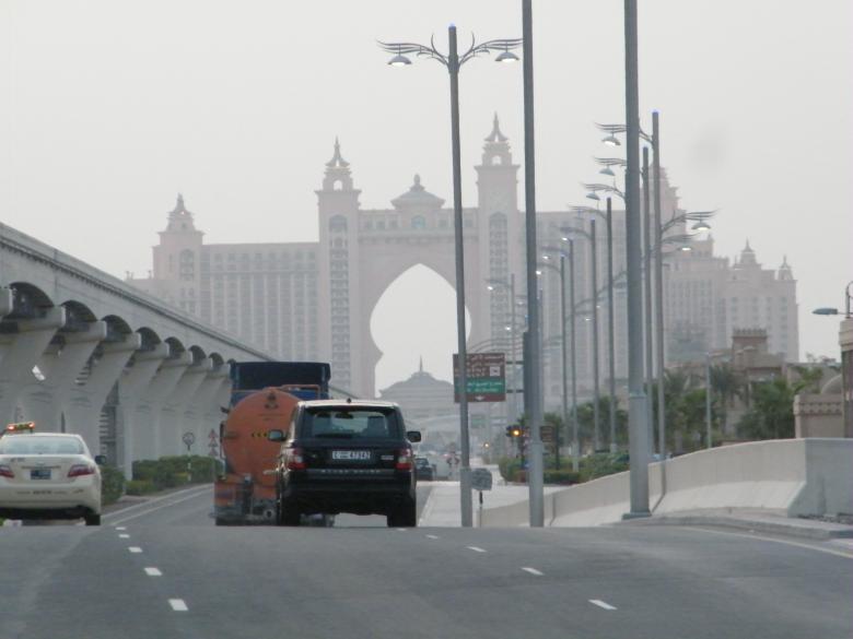 Free stock image of Atlantic Hotel in the evening-Dubai created by Min Zaw