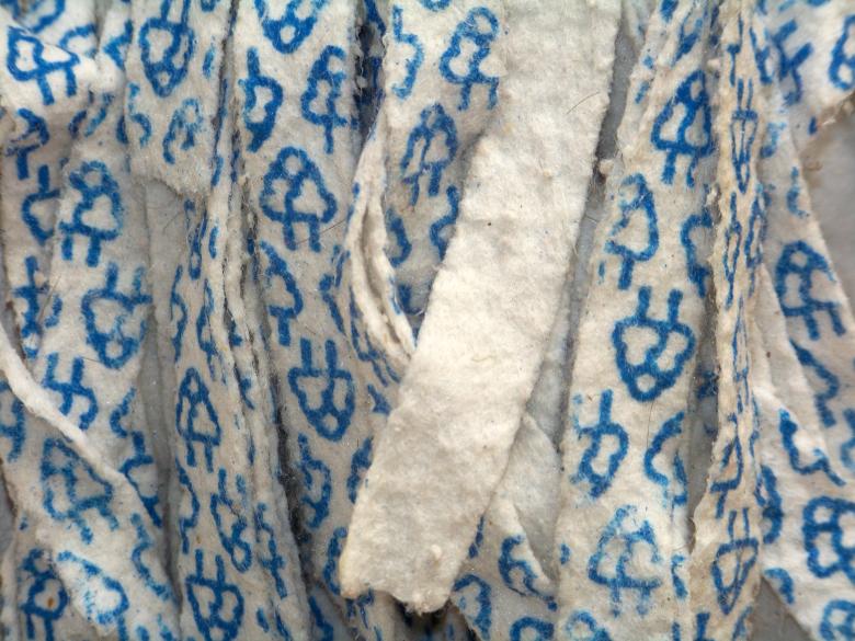 Free stock image of Mop head texture created by Graham Briggs
