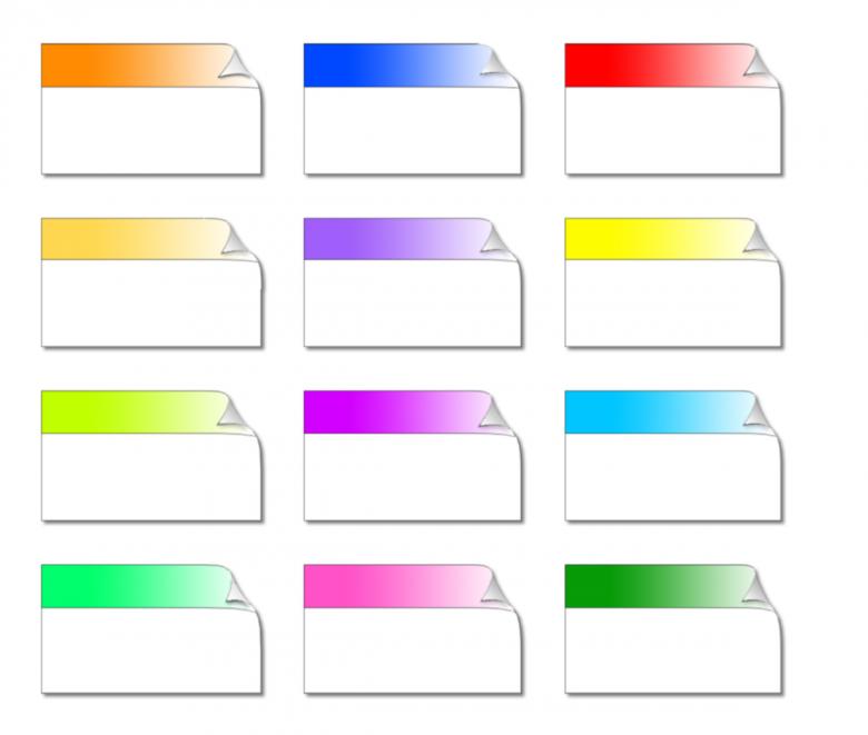 Free stock image of Web information stickers created by Graham Briggs