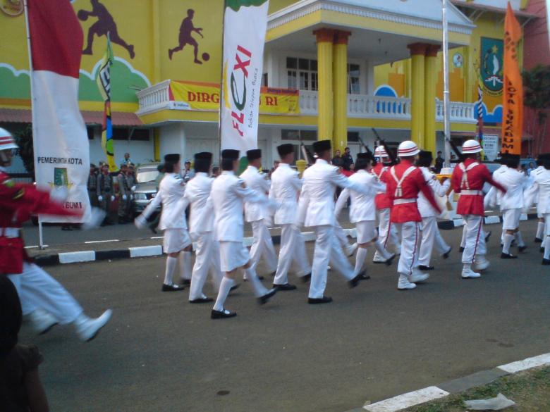 Free stock image of Pasukan Pengibar Bendera created by Devi Slamet