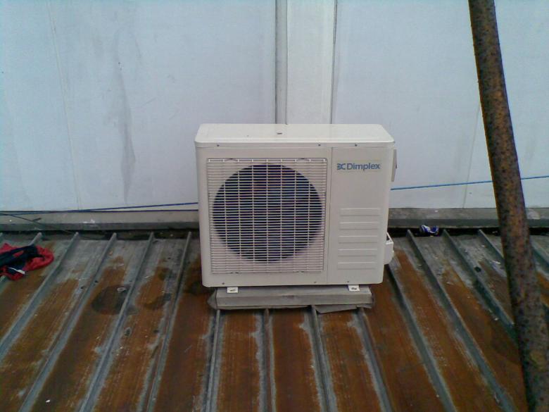 Free stock image of Air conditioner on rusted roof created by James Walton