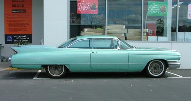 Free Stock Photo of Green Ford Thunderbird